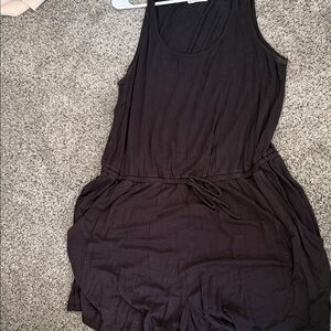 Black Sleeveless romper